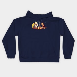 Finn and Simon go on an adventure Kids Hoodie